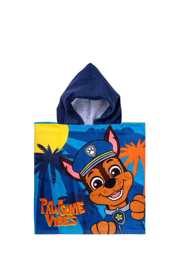 PAW PATROL - SOME VIBES MIT KAPUZE - Badetuch - blau