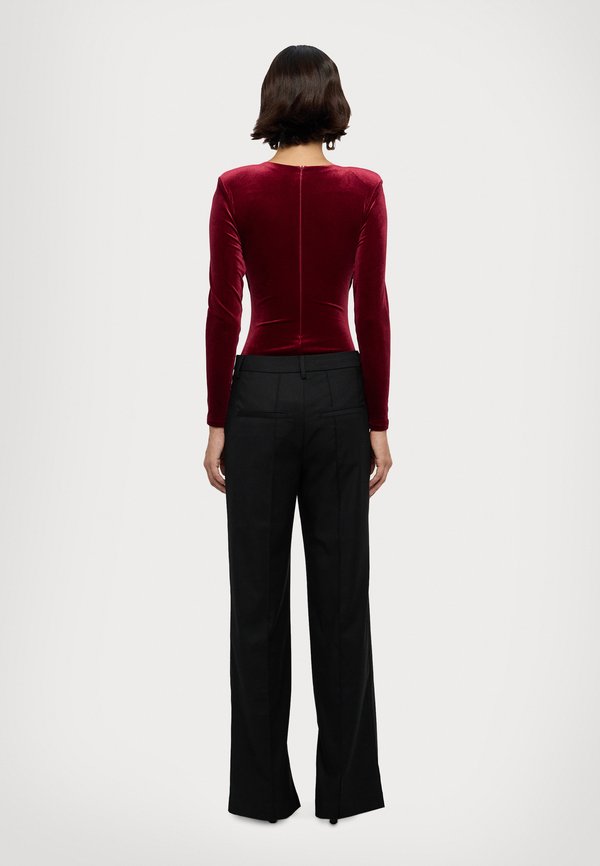 MANEATER BODYSUIT  - Long sleeved top - burgundy3
