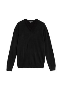 CASHMILON V-NECK - Jumper - black