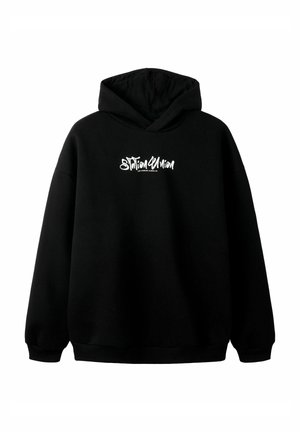 LOOSE FIT - Felpa con cappuccio - black