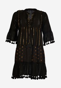 TRIM TIERED TASSEL MINI - Strandaccessoire - black