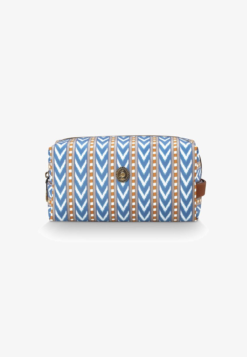 Pip Studio COCO MEDIUM SAMBA STRIPE - Wash bag - blue
