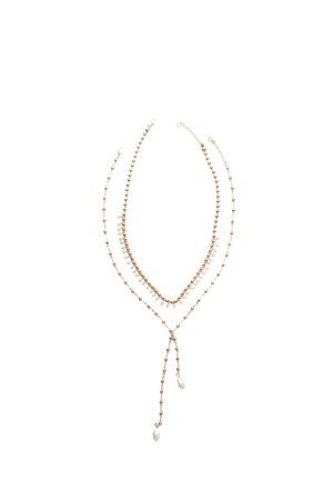 PACK OF 2 FAUX PEARL - Halskette - gold-coloured