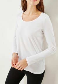 Next LONG SLEEVE STANDARD - Långärmad tröja - white