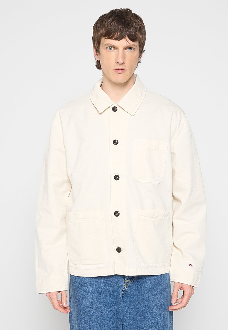 Tommy Hilfiger Lichte jas crème Tommy Hilfiger Lichte jas crème