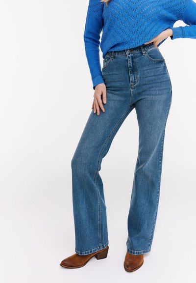 Stijlvolle Jeansjack Koroshi Dames Jeansjas Donkerblauw - Stoere Jas Met Details Voor Een Casual Look Casual Jacket Dames