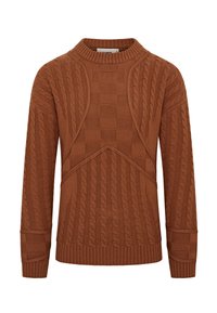 UNISEX - Striktrøje - brown