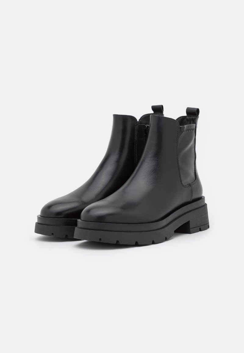 Damen Ankle Boots | s.Oliver Plateaustiefelette black/schwarz - VJ69599 Damen Ankle Boots | s.Oliver Plateaustiefelette black/schwarz - VJ69599