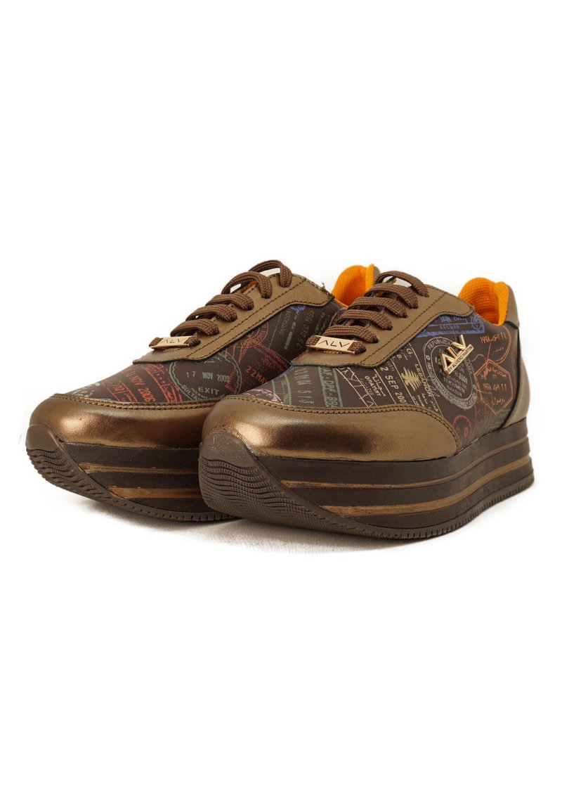 Damen Sneaker low | ALV by Alviero Martini Sneaker low bronze - JT26923 Damen Sneaker low | ALV by Alviero Martini Sneaker low bronze - JT26923