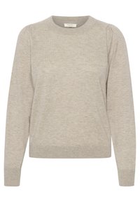 EVINASPW - Stickad tröja - cobblestone melange