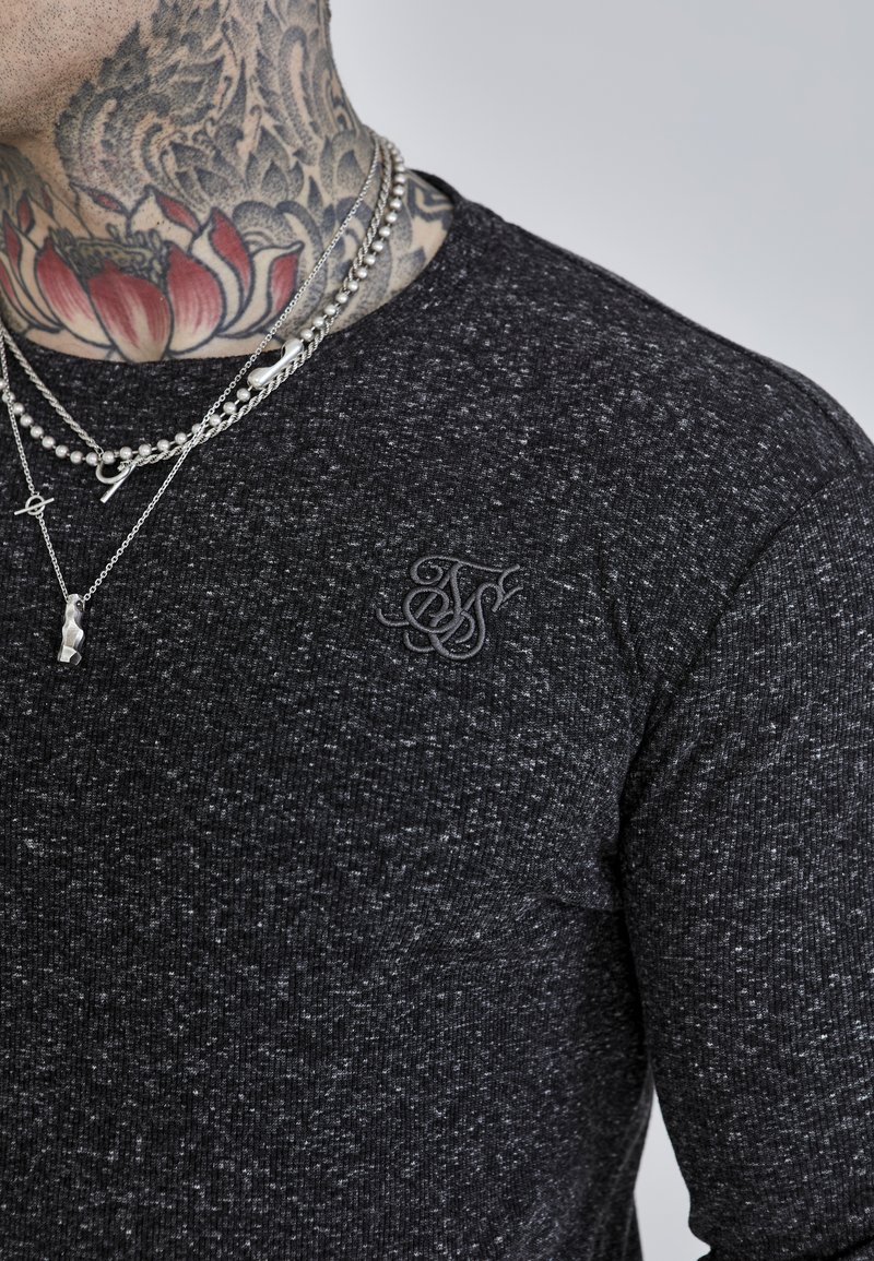 T-shirt SikSilk Homme Gris - Manches Longues, Taille XS - Occasion En Très Bon état