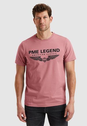 PME Legend AMERICAN CLASSIC LOGO - T-shirt imprimé - rose wine