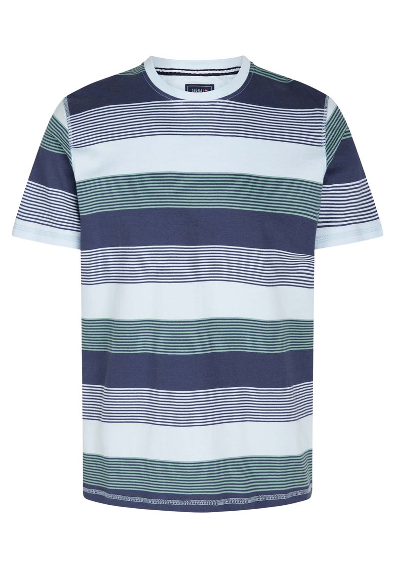 signal blue t shirt