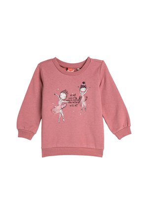 BALLERINA PRINTED LONG SLEEVE  INTERIOR CREW NECK. - Sweatshirt - pink