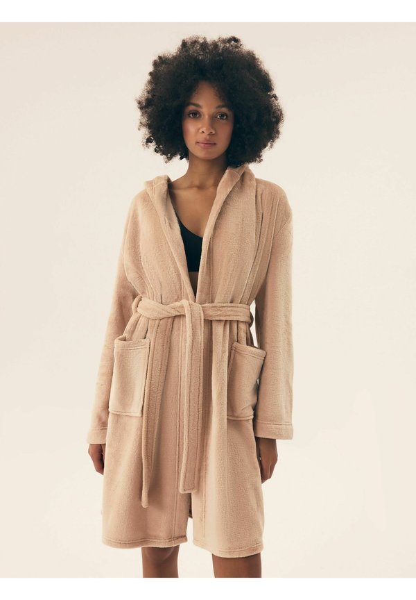 Bademantel - beige