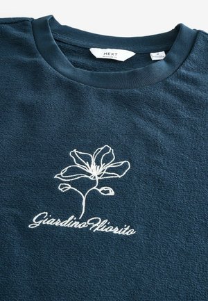 Next T-Shirt print - navy