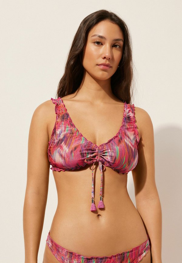 MULTICOLOR ETHNIC - Bikini-Top