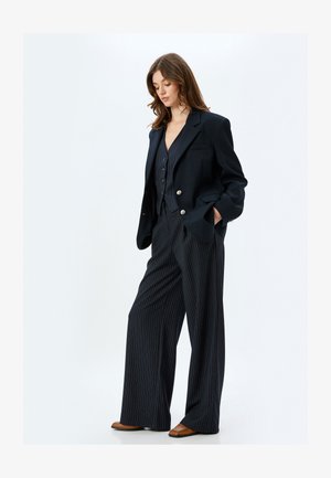 Koton PALAZZO - Stoffhose - dark blue