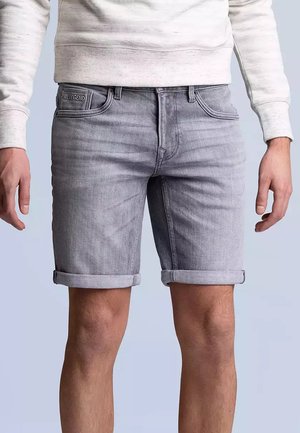 NIGHTFLIGHT - Denim shorts - grey denim