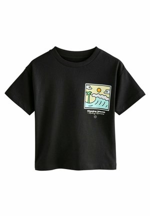 Next SHORT SLEEVE - Majica kratkih rukava s printom - black scene