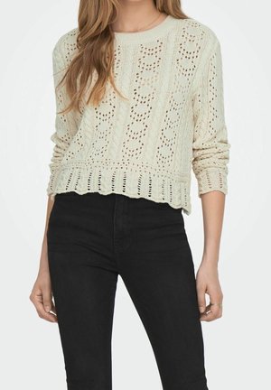 ONLY Strickpullover - white