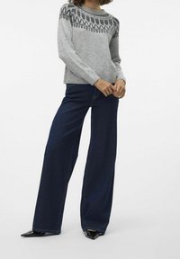 Vero Moda Stickad tröja - dark grey