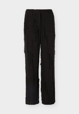 Scotch & Soda, EDIE HIGH RISE WIDE LEG PANTS - Παντελόνι - meteorite