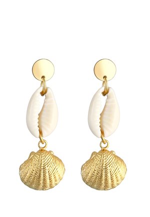 Elli SHELL TREND - Korvakorut - gold-coloured