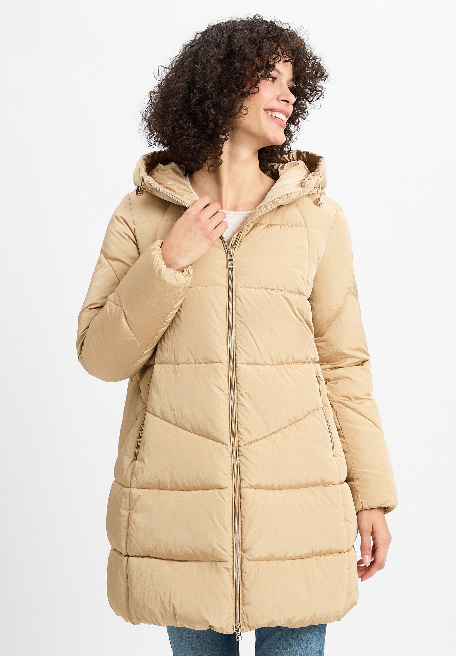 Geox DAMIANA Winter coat beige Zalando