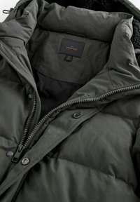 Next REGULAR FIT SIGNATURE LONGLINE - Vinterfrakke - khaki green