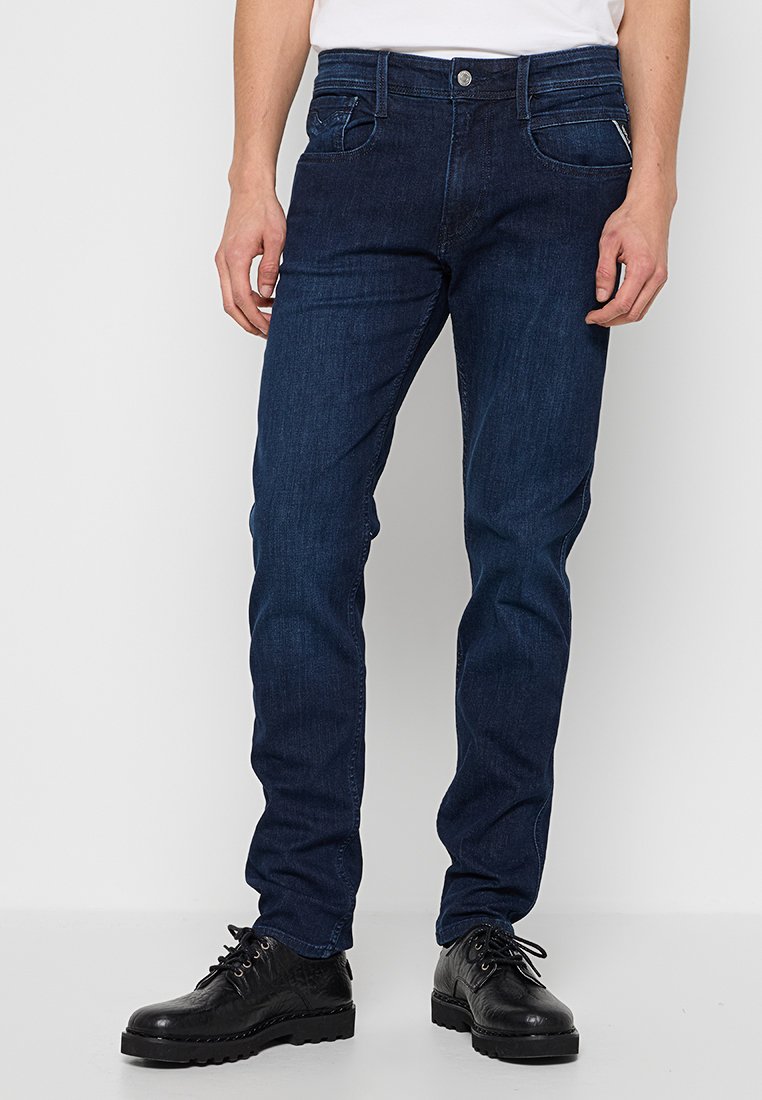 Replay Straight leg jeans donkerblauw Replay Straight leg jeans donkerblauw