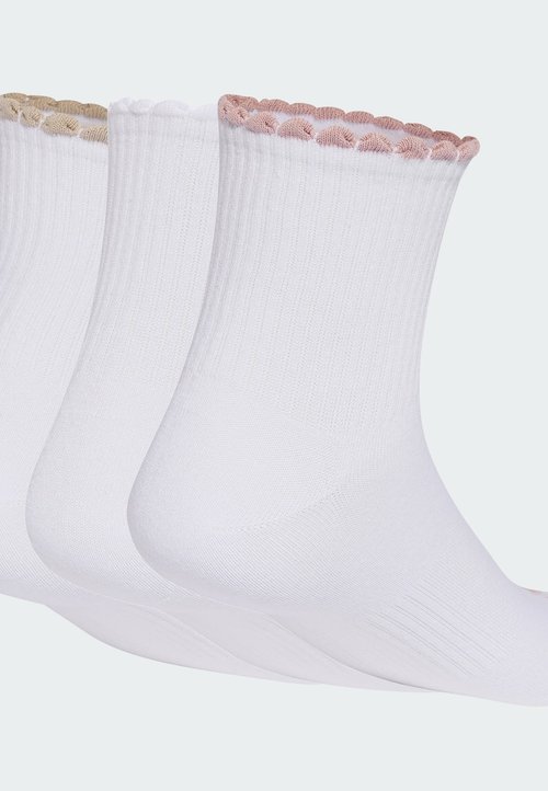 adidas PERFORMANCE WOMENS QUARTER SOCK 3 PAIR PACK - Calcetines de deporte - white beige taupe dual lilac — photo 2