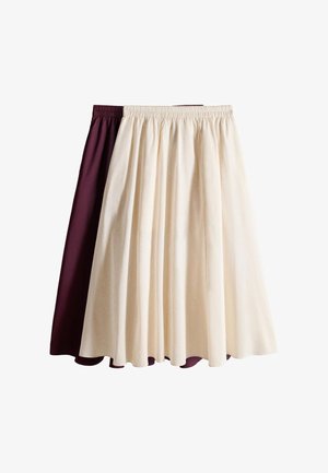 THE SET, 2 PACK - Maxinederdele - cream burgandy red