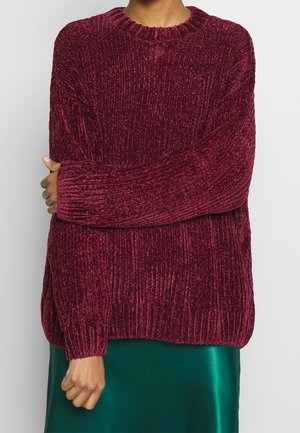 Strickpullover - bordeaux