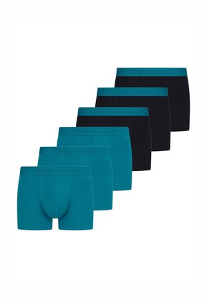 6ER PACK RETRO - Boxerkalsong - schwarz   petrol