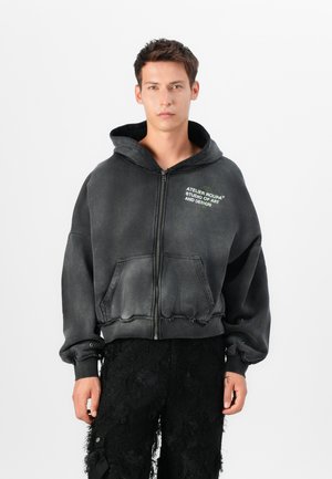 WING ZIP HOODIE UNISEX  - Hoodie - black