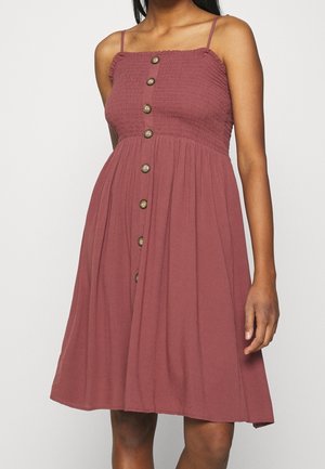 Freizeitkleid - bordeaux