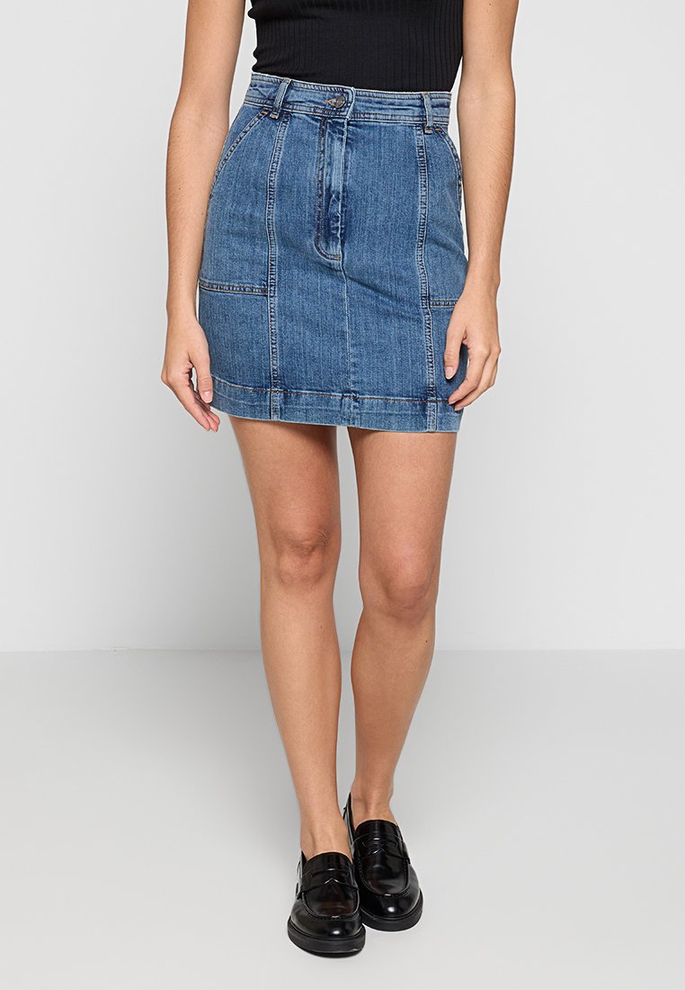 Vanessa Bruno Jeansrok blauw denim/bluedenim Vanessa Bruno Jeansrok blauw denim/bluedenim