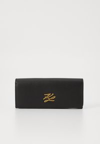 KARL LAGERFELD - AUTOGRAPH FLAP WALLET - Wallet - black/gold Thumbnail Image 1