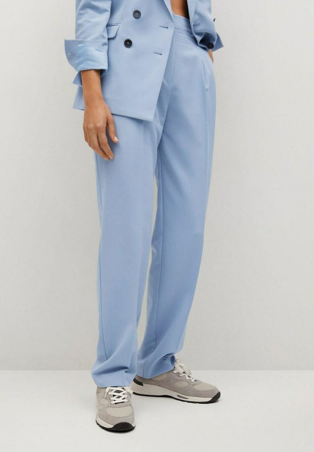 GRETA - Stoffhose - hemelsblauw