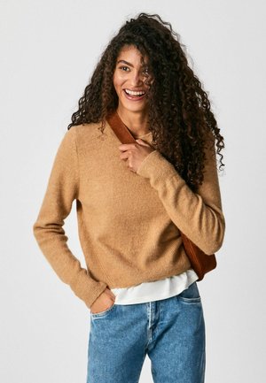 LAURA - Jumper - biscuit