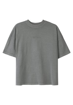 Pegador BRACY HEAVY OVERSIZED TEE - Basic T-shirt - vintage grey/black gum