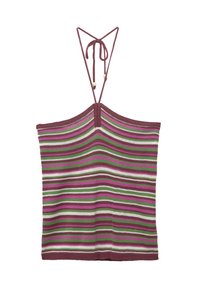 Top - dark red