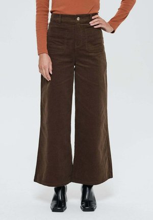 Pantalon classique - chocolat