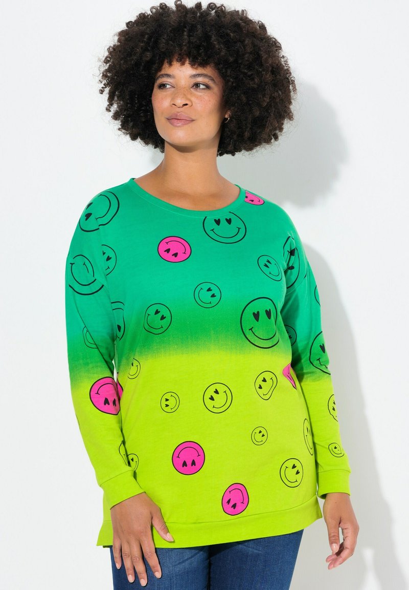 Angel of Style FARBVERLAUF SMILEY - Sudadera - may green