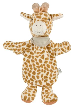 HANDPUPPE GIRAFFE KAYA - Cuddly toy - hellbraun