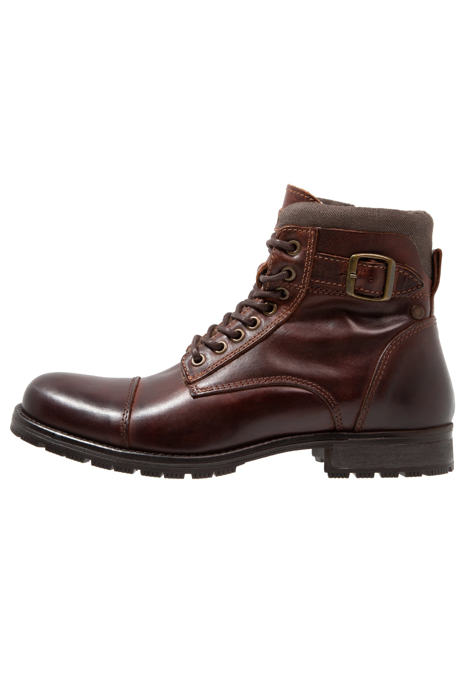 jack and jones leather lace up boots