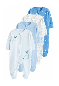 Next ZIPPED 4 PACK - REGULAR FIT - Dupačky na spaní - blue bunny