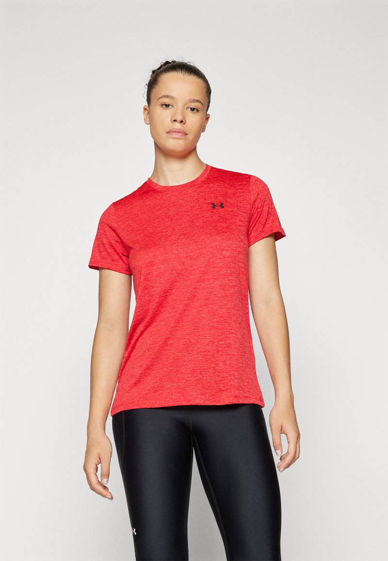 Under Armour TECH TWIST - Spordi T-särk - racer red/black