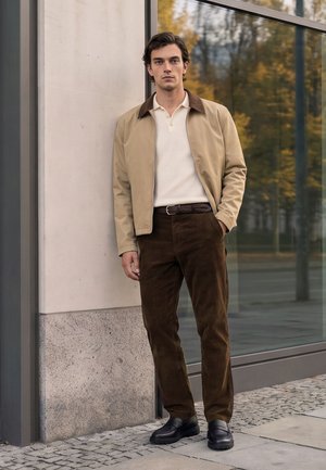 Marks & Spencer, PURE HARRINGTON - Jas - sand